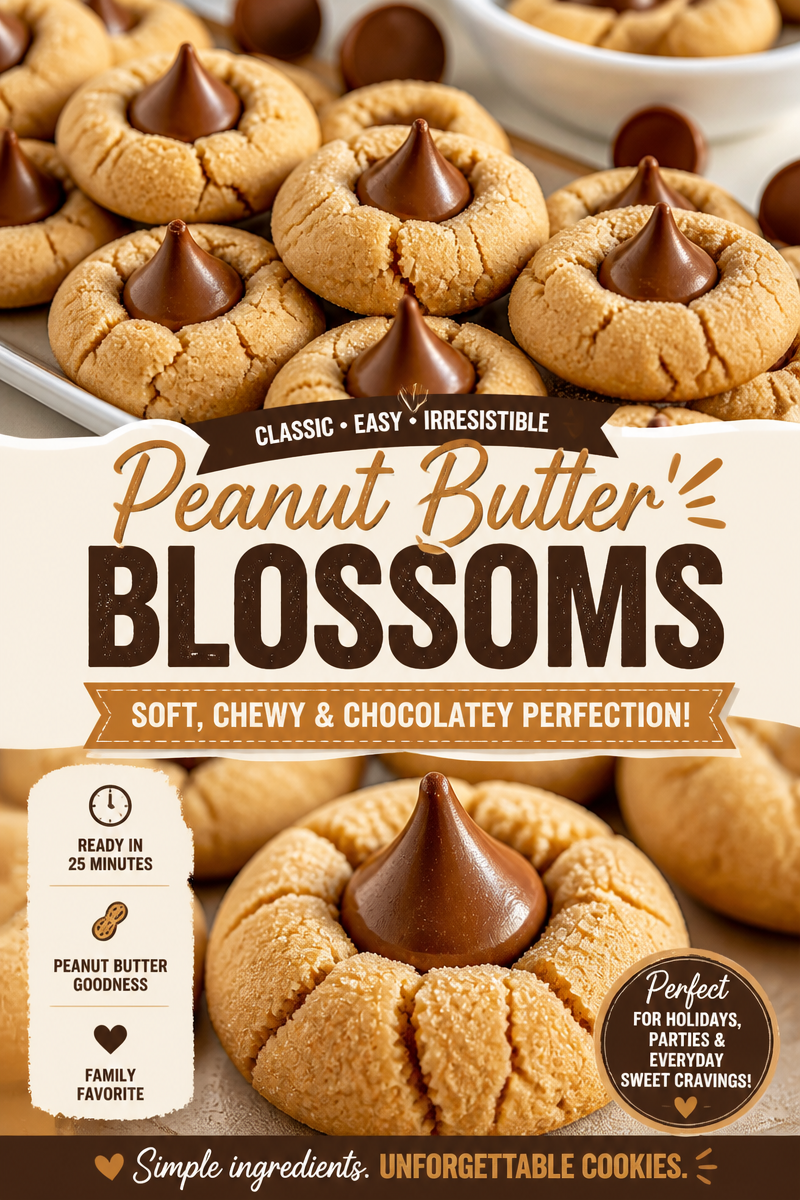 Christmas Cookies Peanut Butter Blossoms