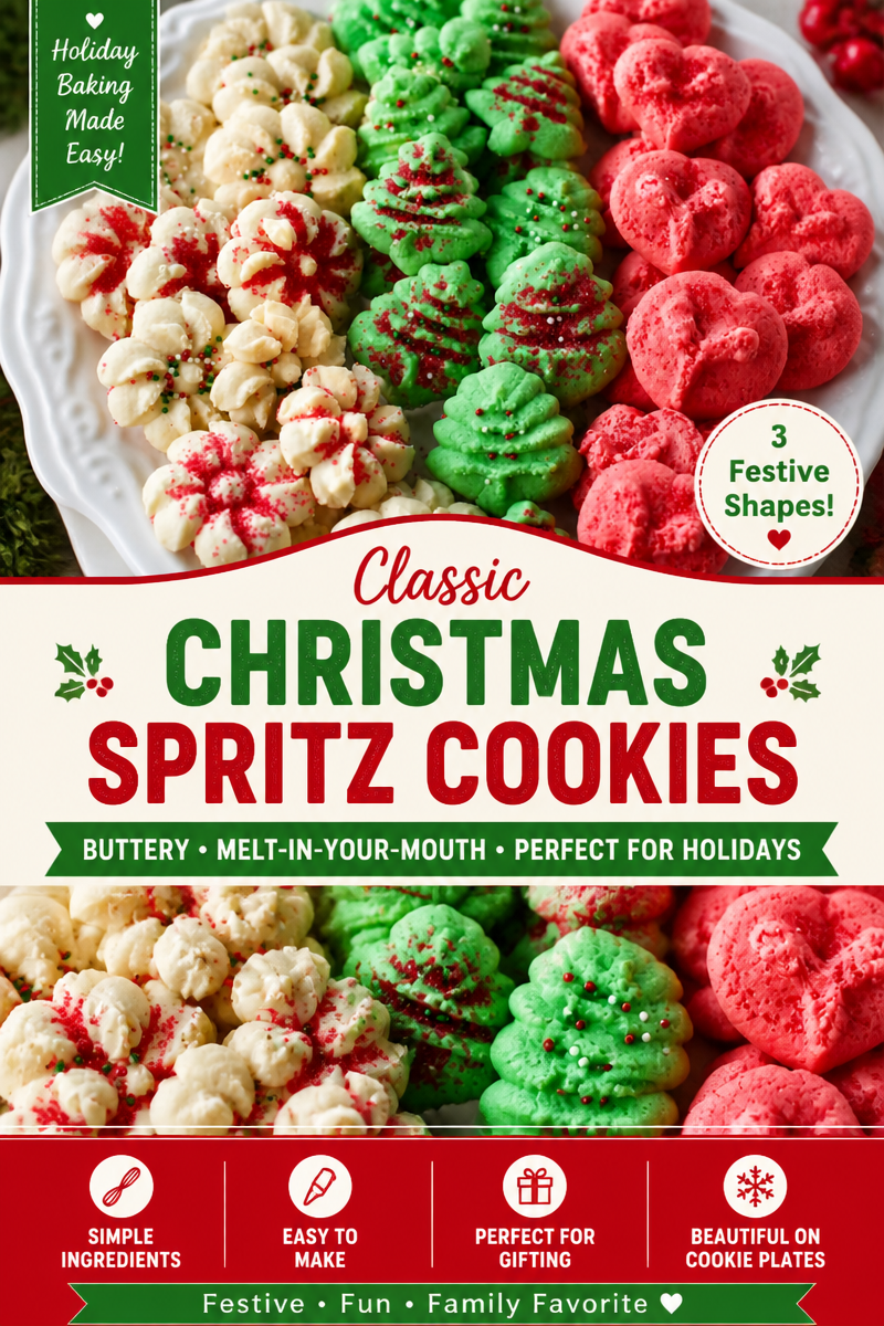 Spritz Cookies Christmas Recipe