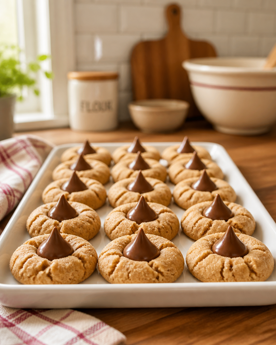 Christmas Cookies Peanut Butter Blossoms