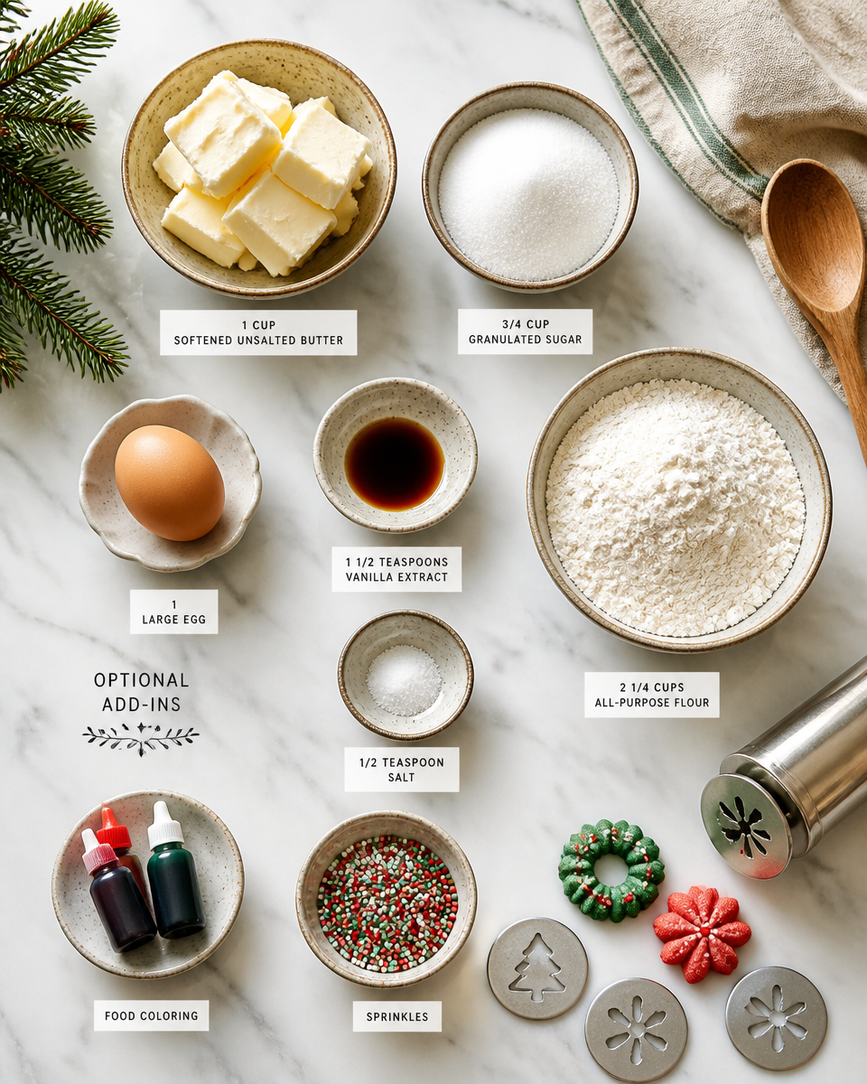 Spritz Cookies Christmas Recipe
