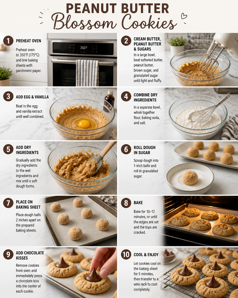 Christmas Cookies Peanut Butter Blossoms