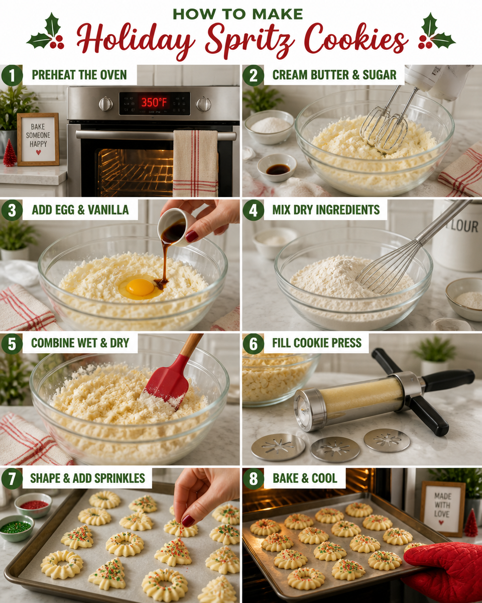 Spritz Cookies Christmas Recipe