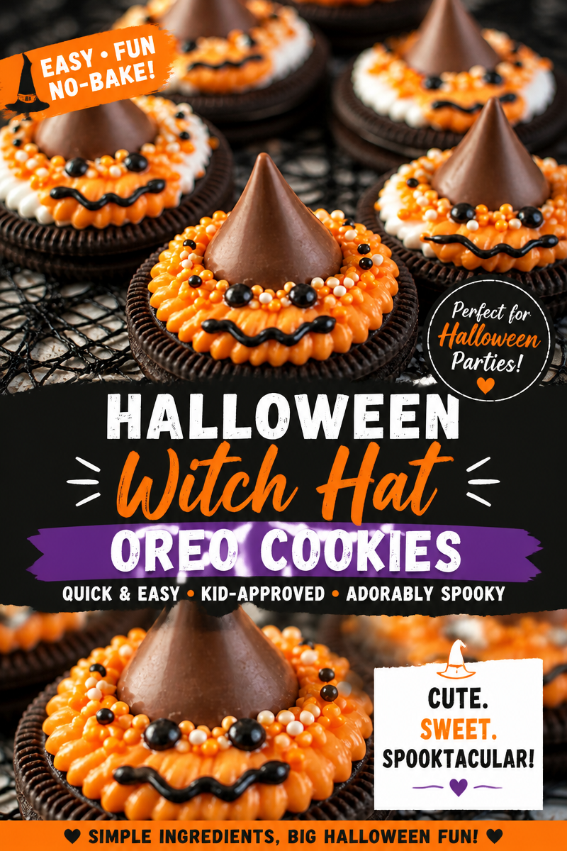 Easy Halloween Witch Hat Cookies — Oreo Point