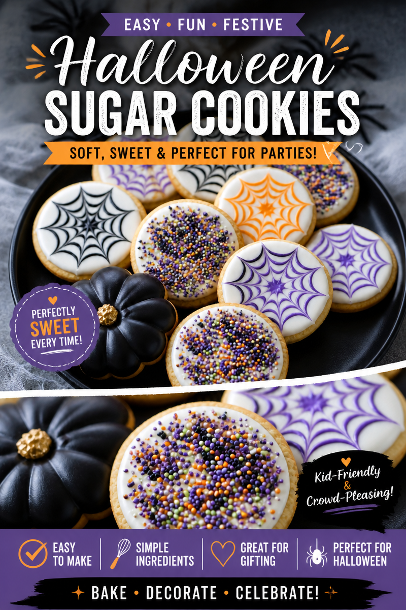 Easy Halloween Spider Web Cookies — Royal Icing