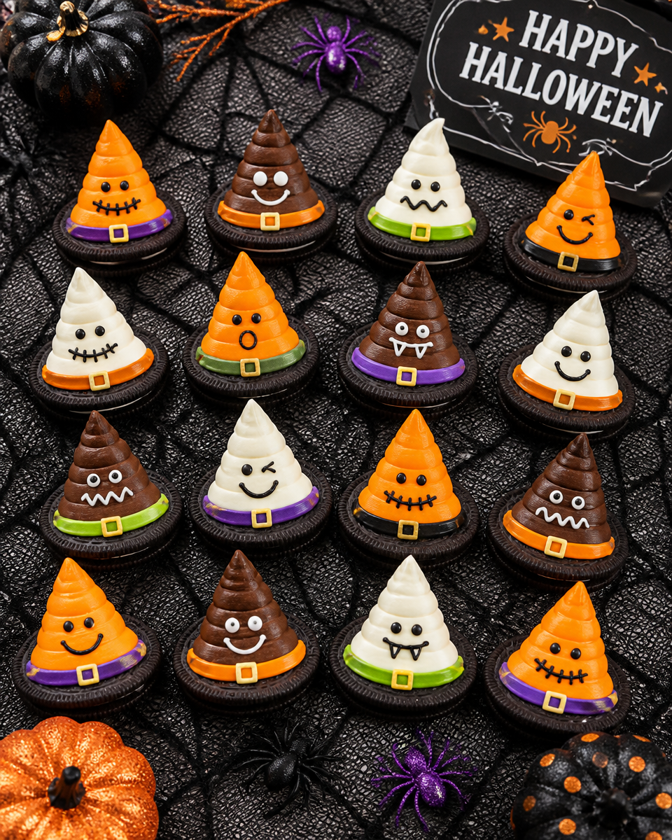 Easy Halloween Witch Hat Cookies — Oreo Point