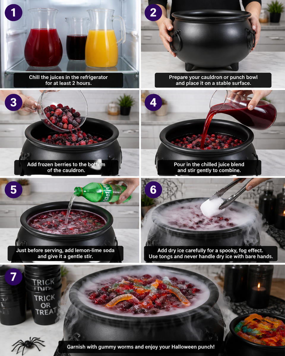 Easy Halloween Punch Recipe — Black Cauldron
