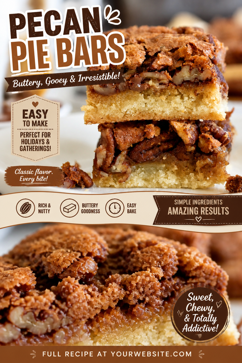 Pecan Pie Bars (Easy Thanksgiving Dessert)