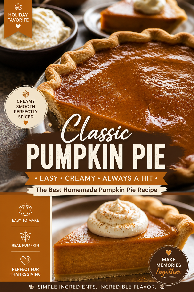 Pumpkin Pie from Scratch (No Canned)