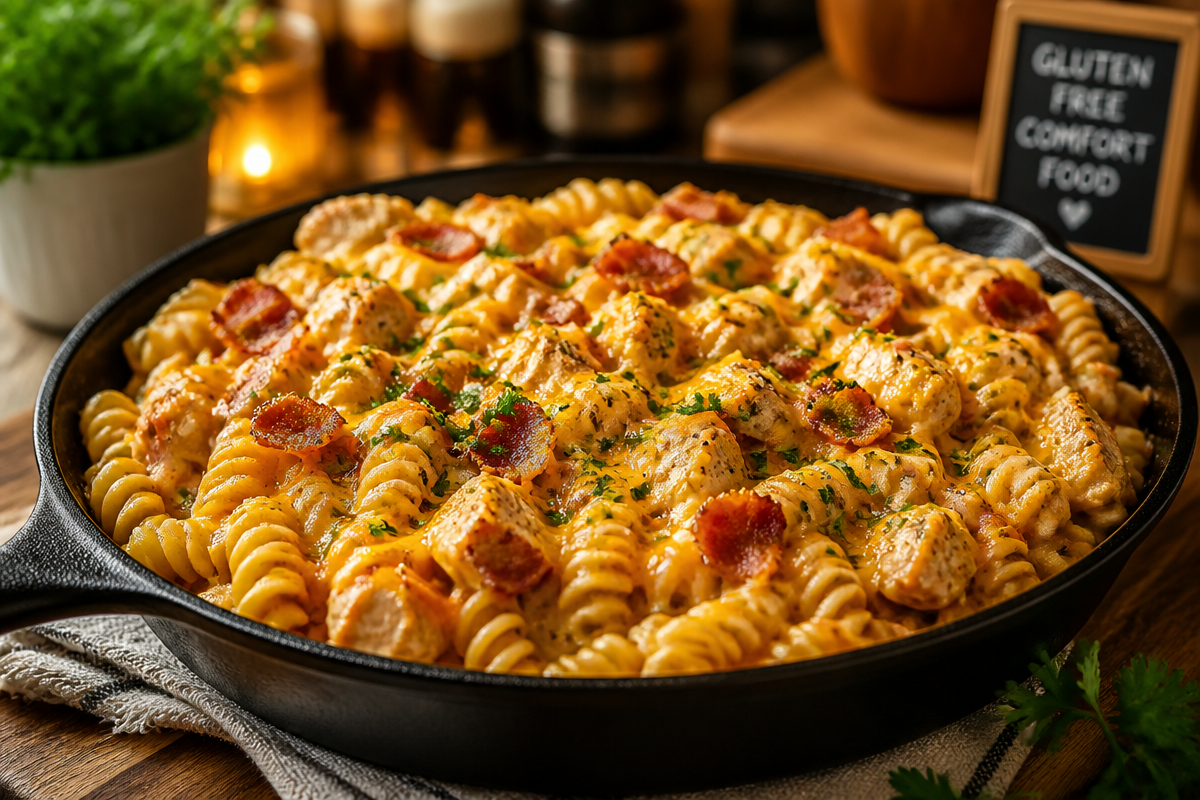 Easy Gluten-Free Chicken Bacon Ranch Bake
