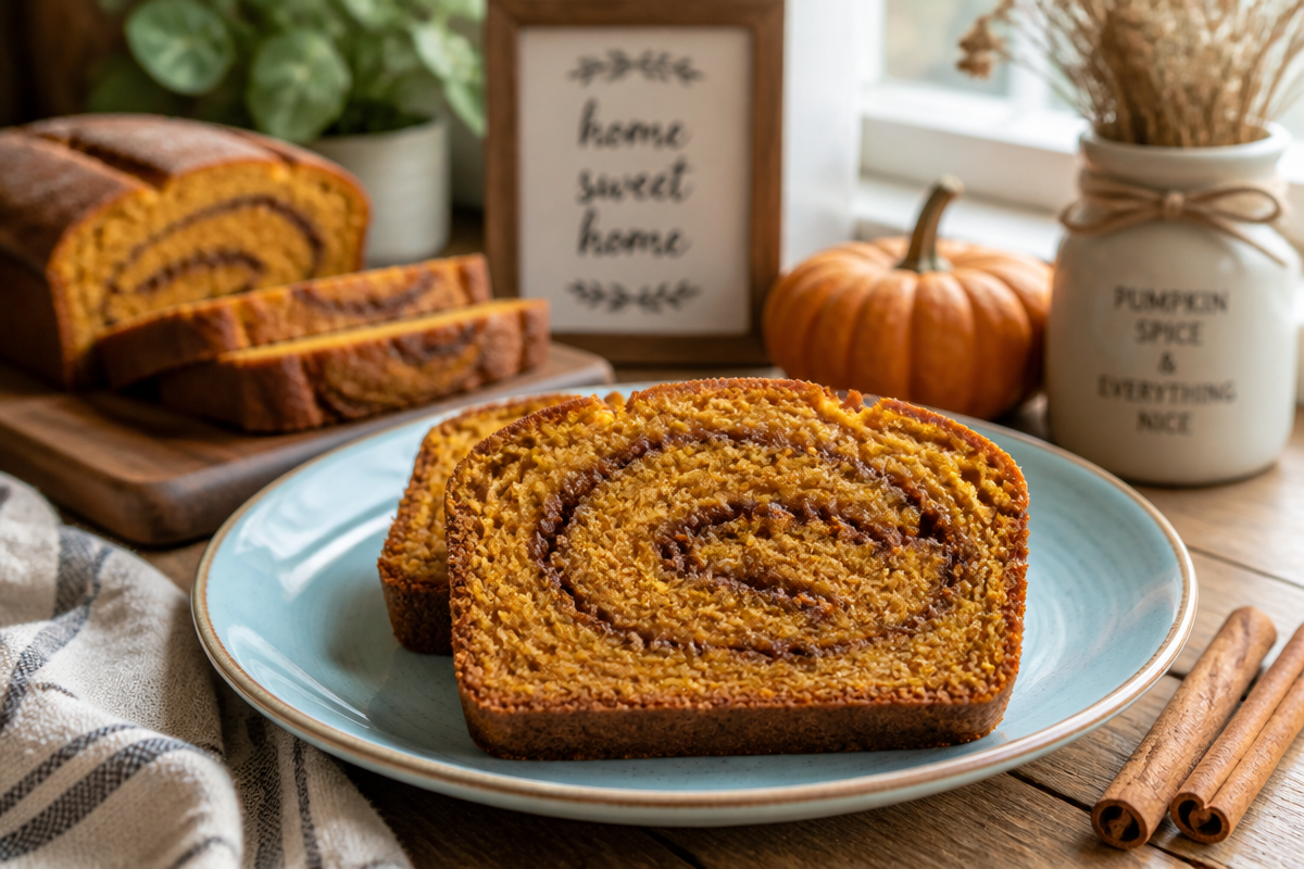 Deliciously Moist Cinnamon Swirl Pumpkin Bread (Gluten-Free, Dairy-Free)