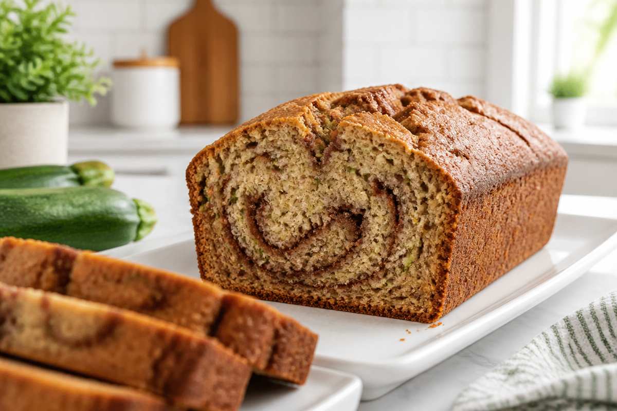 Cinnamon Swirl Zucchini Bread (Gluten-Free, Dairy-Free) Made Easy!