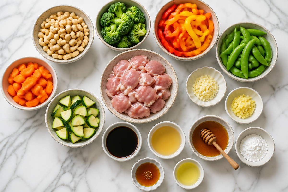 Quick Gluten-Free Chicken & Cashew Stir-Fry
