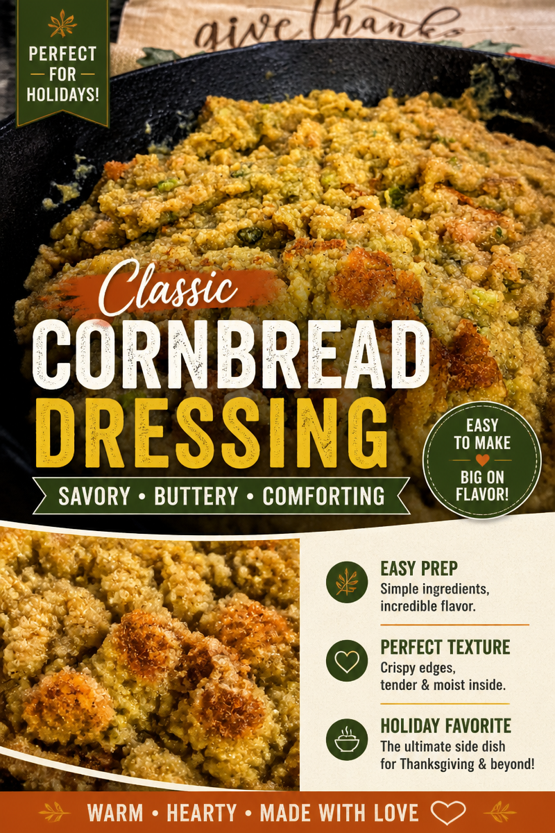 Easy Thanksgiving Cornbread Stuffing — Southern