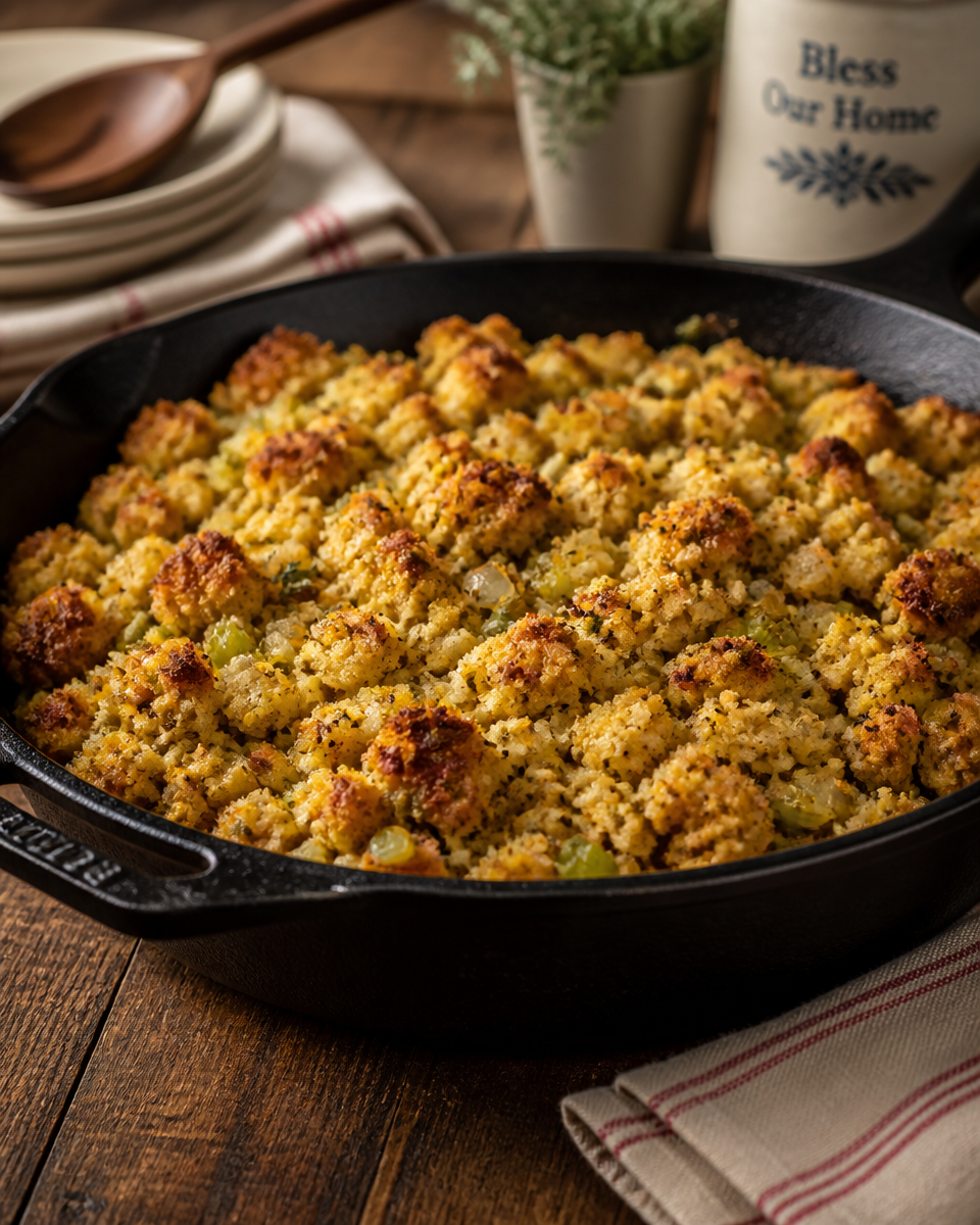Easy Thanksgiving Cornbread Stuffing — Southern