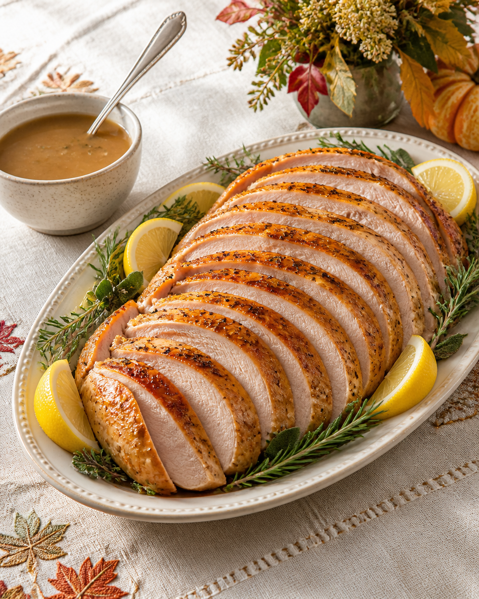 Easy Thanksgiving Turkey Breast — Oven Roasted