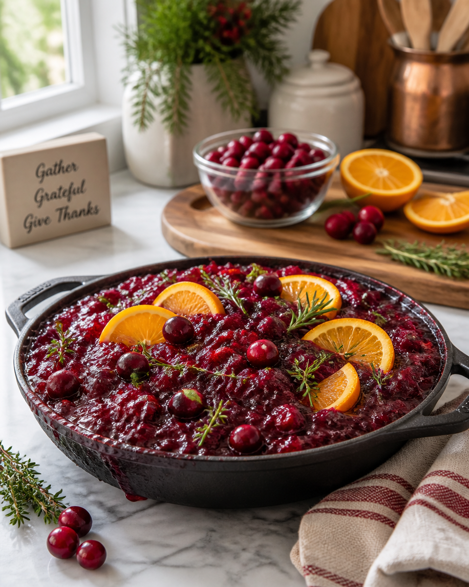 Easy Thanksgiving Cranberry Sauce — Fresh Orange