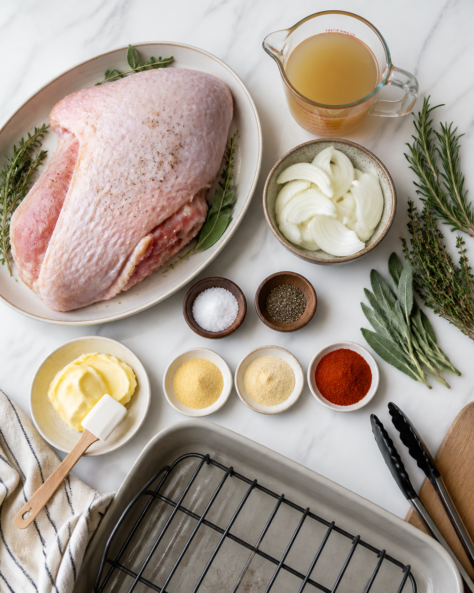 Easy Thanksgiving Turkey Breast — Oven Roasted