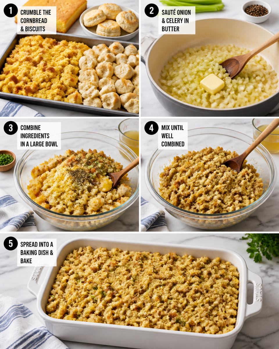Easy Thanksgiving Cornbread Stuffing — Southern