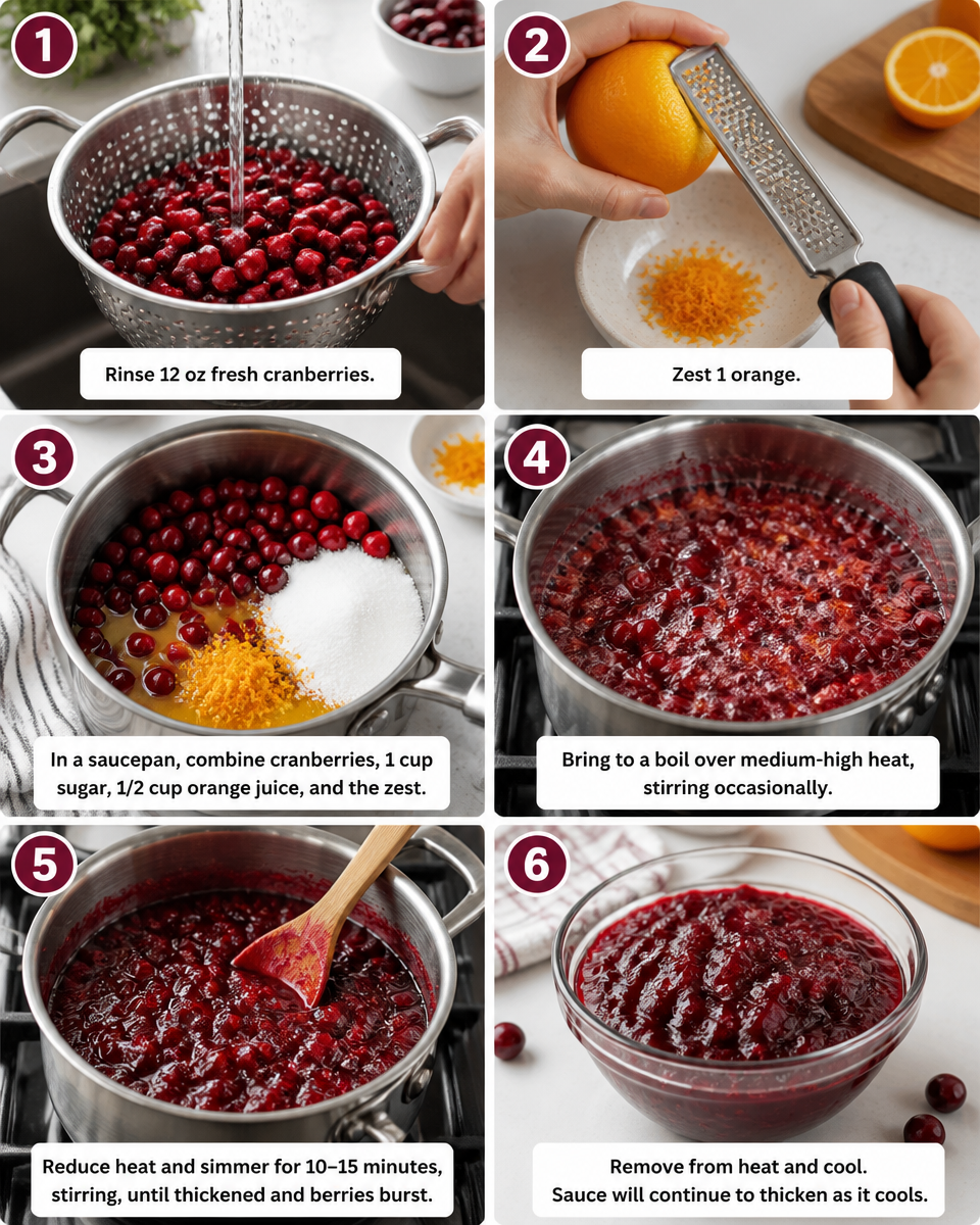 Easy Thanksgiving Cranberry Sauce — Fresh Orange