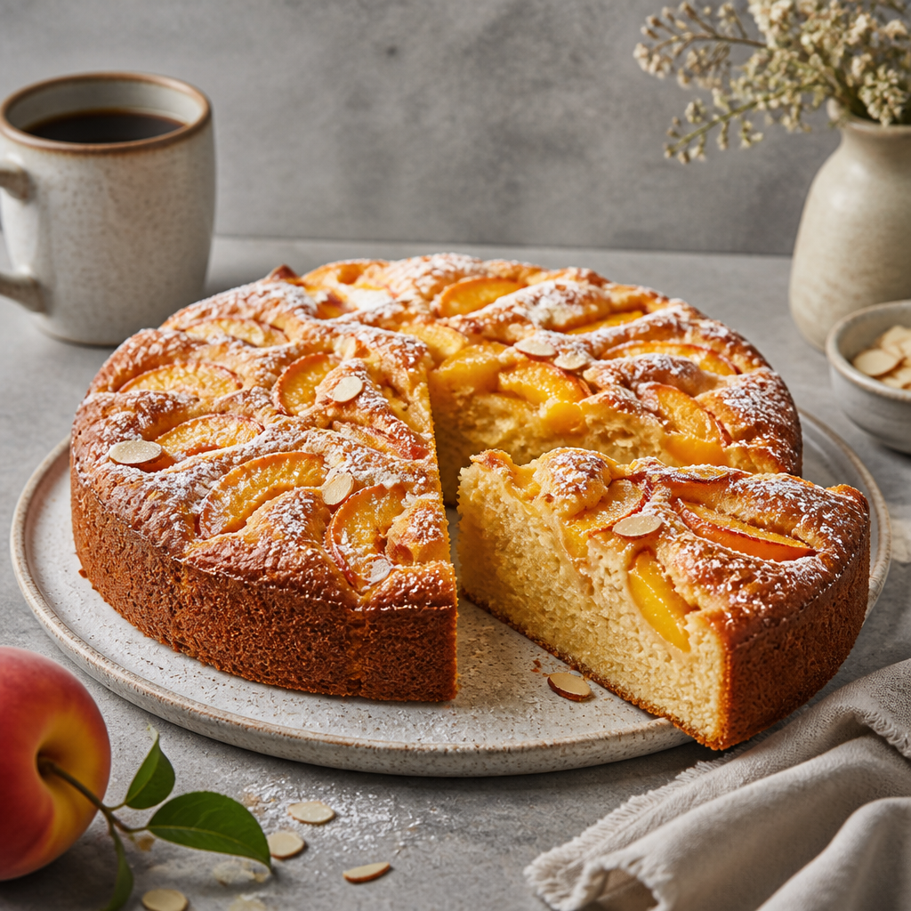 Delicious Peach Ricotta Coffee Cake for Sweet Mornings 7 Peach Ricotta Coffee Cake