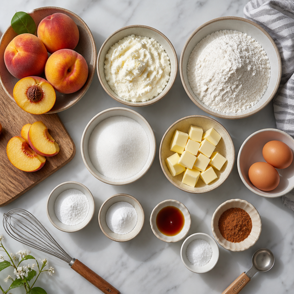 Delicious Peach Ricotta Coffee Cake for Sweet Mornings 8 Peach Ricotta Coffee Cake