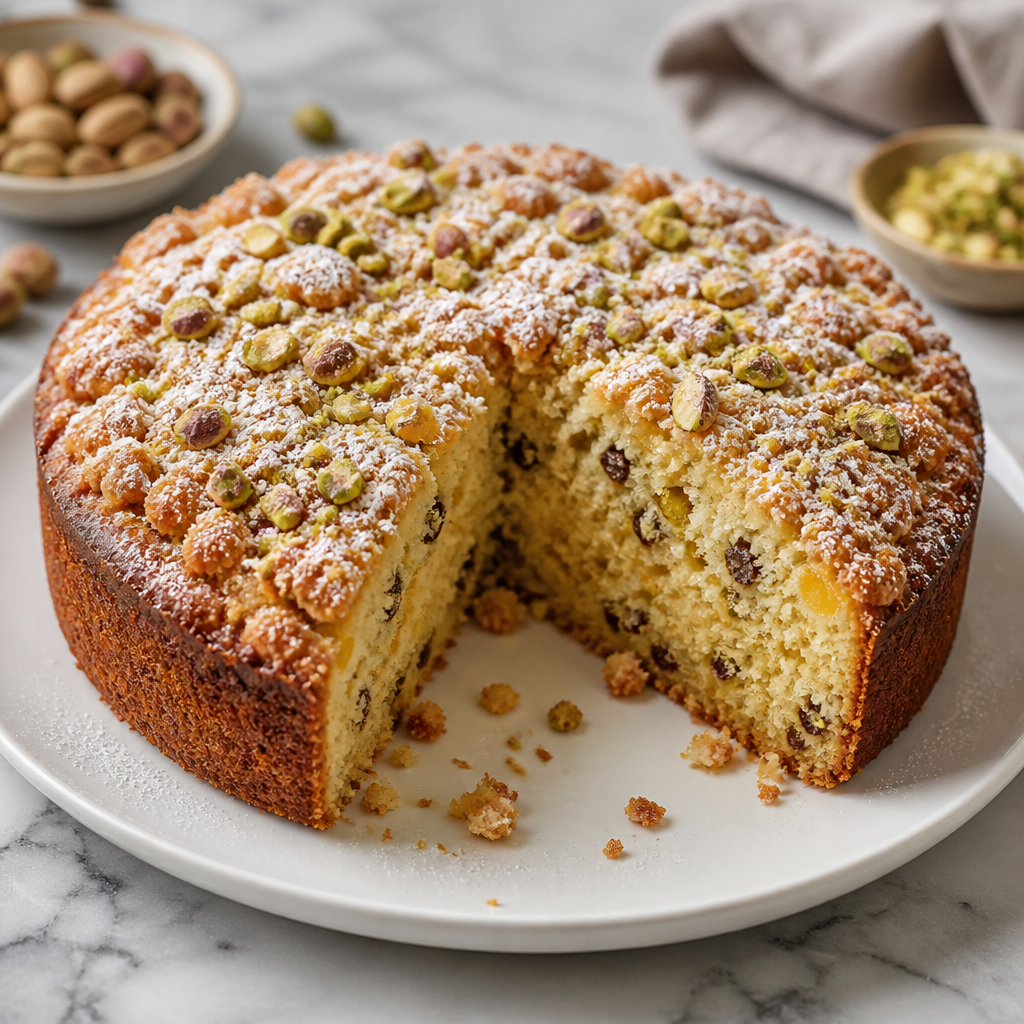 Pistachio Ricotta Coffee Cake with a Twist of Flavor 7 Pistachio Ricotta Coffee Cake with a Twist of Flavor