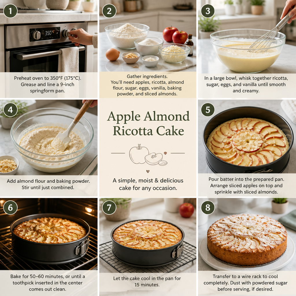 Deliciously Light Apple Almond Ricotta Cake to Savor 9 Apple Almond Ricotta Cake
