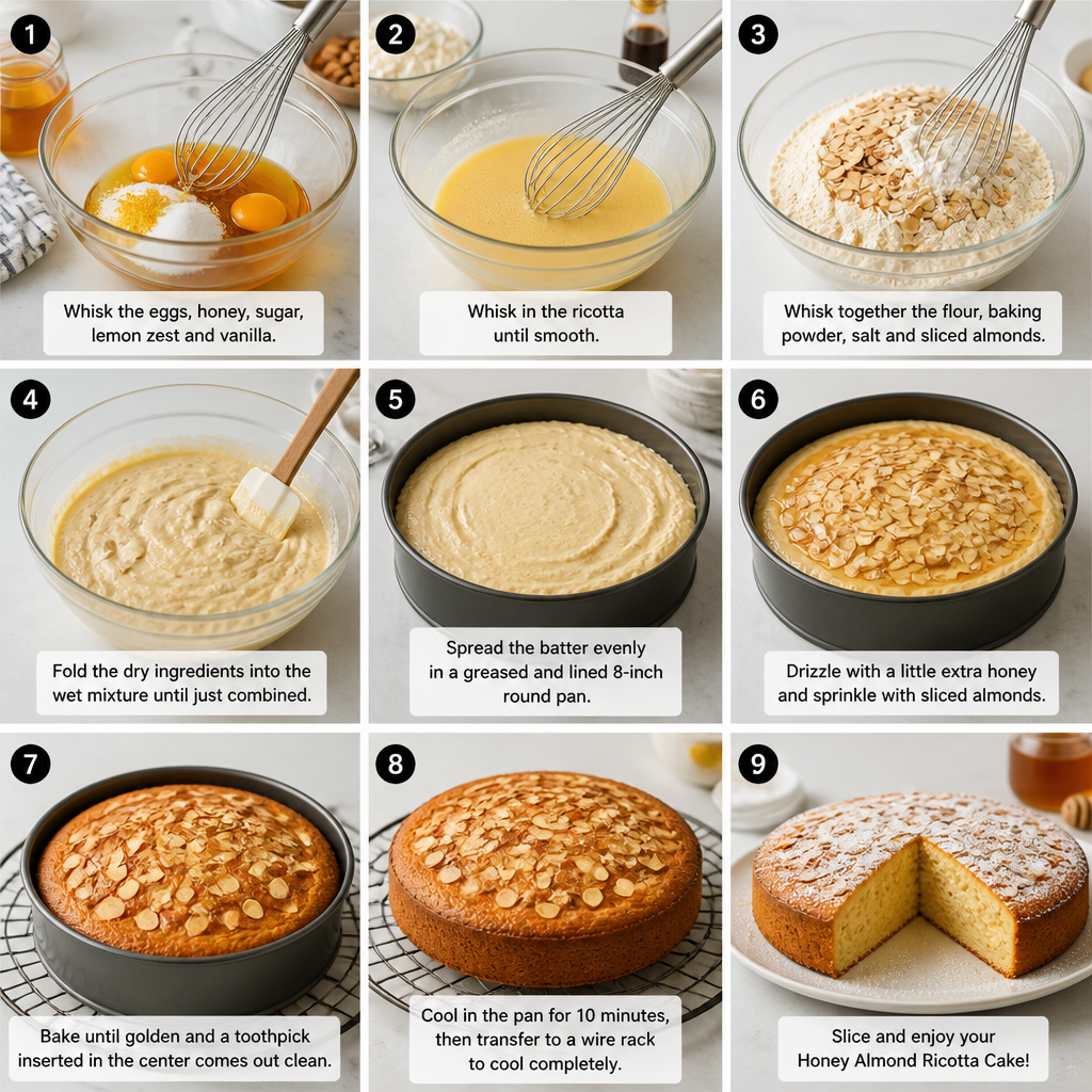 Deliciously Moist Honey Almond Ricotta Cake You’ll Love! 9 Honey Almond Ricotta Cake