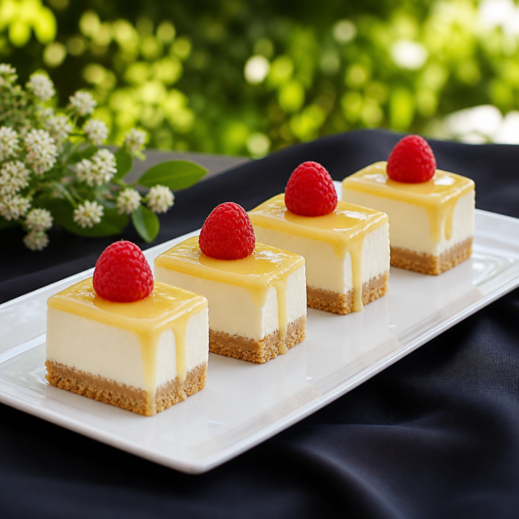 Limoncello Mascarpone Cheesecake Bars