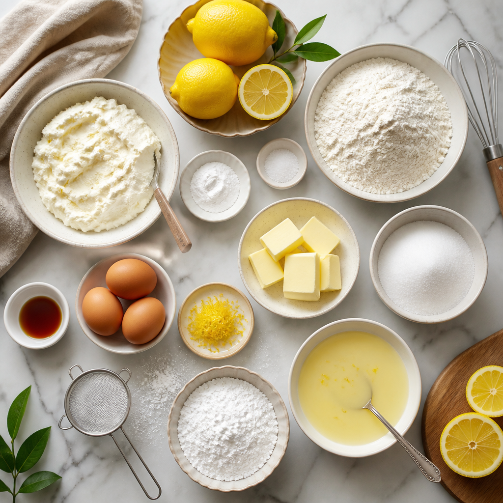 Lemon Ricotta Tea Cake