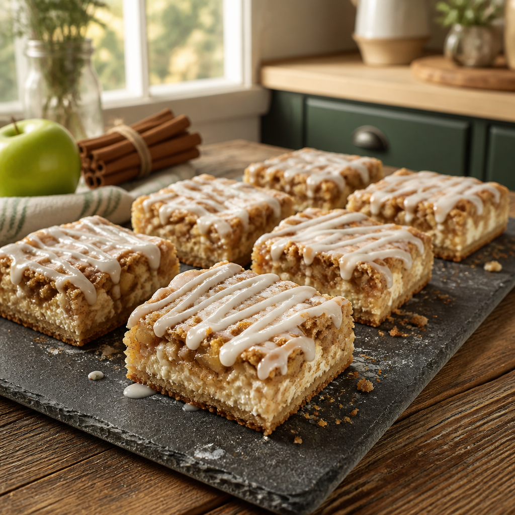 Delicious Cinnamon Apple Ricotta Bars You’ll Crave!