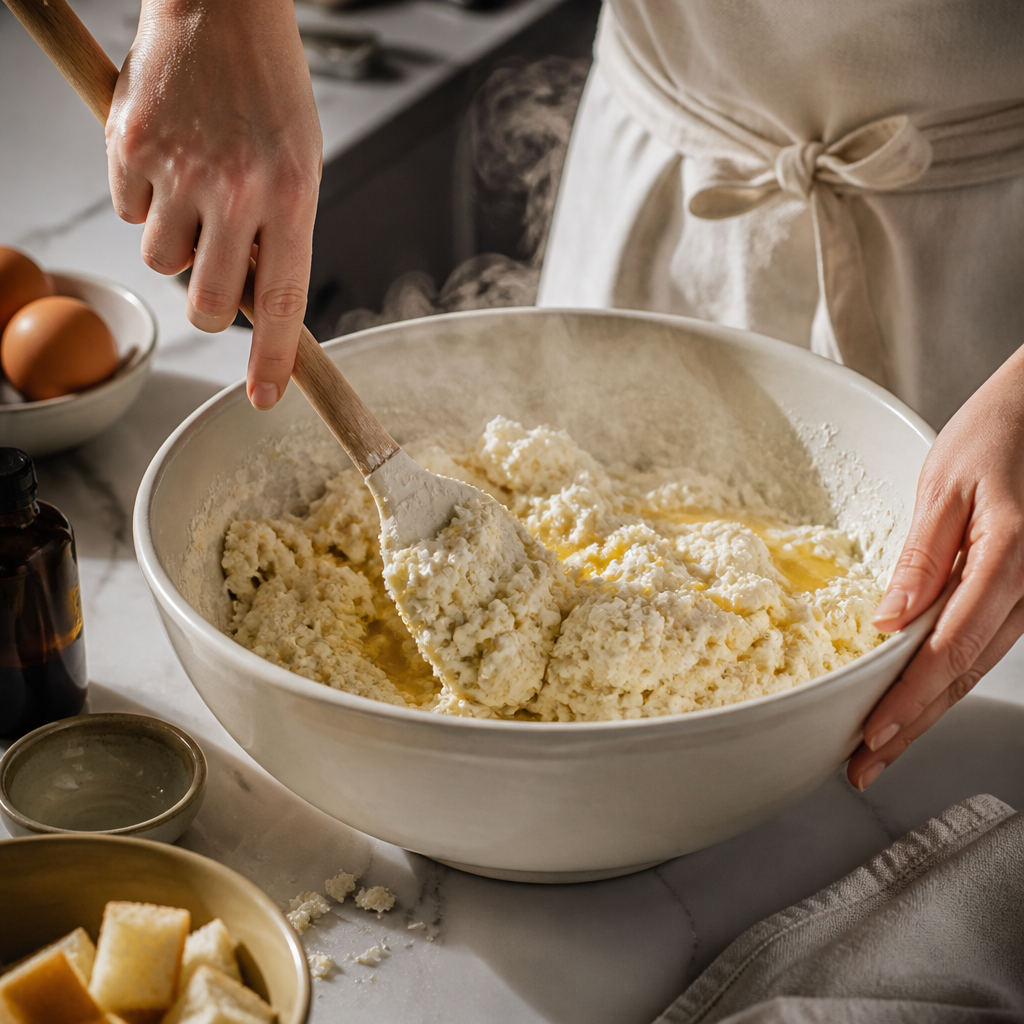 Comforting Old-Fashioned Ricotta Bread Pudding with a Twist
