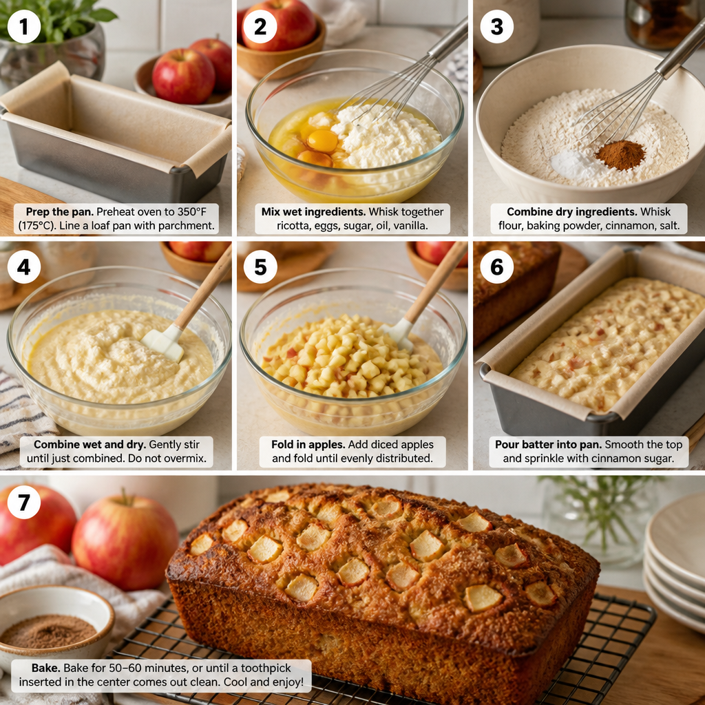 Deliciously Moist Apple Ricotta Loaf Cake You'll Love 8 Apple Ricotta Loaf Cake