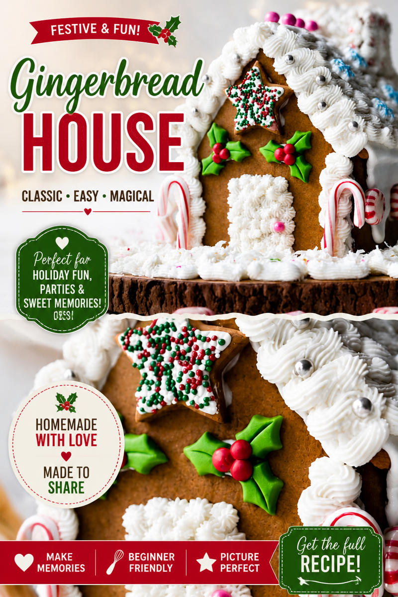 Christmas Gingerbread House from Scratch