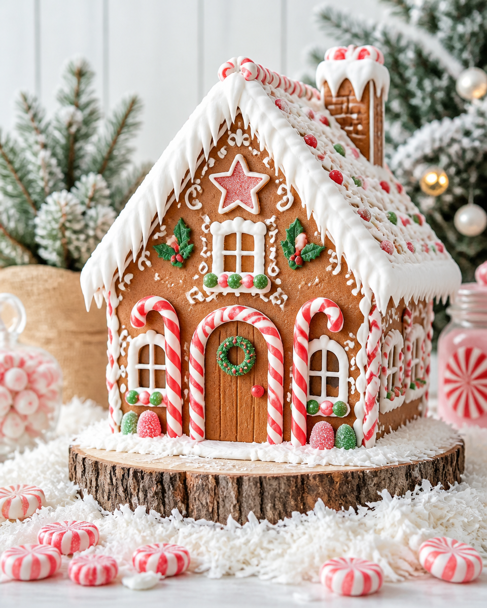 Christmas Gingerbread House from Scratch