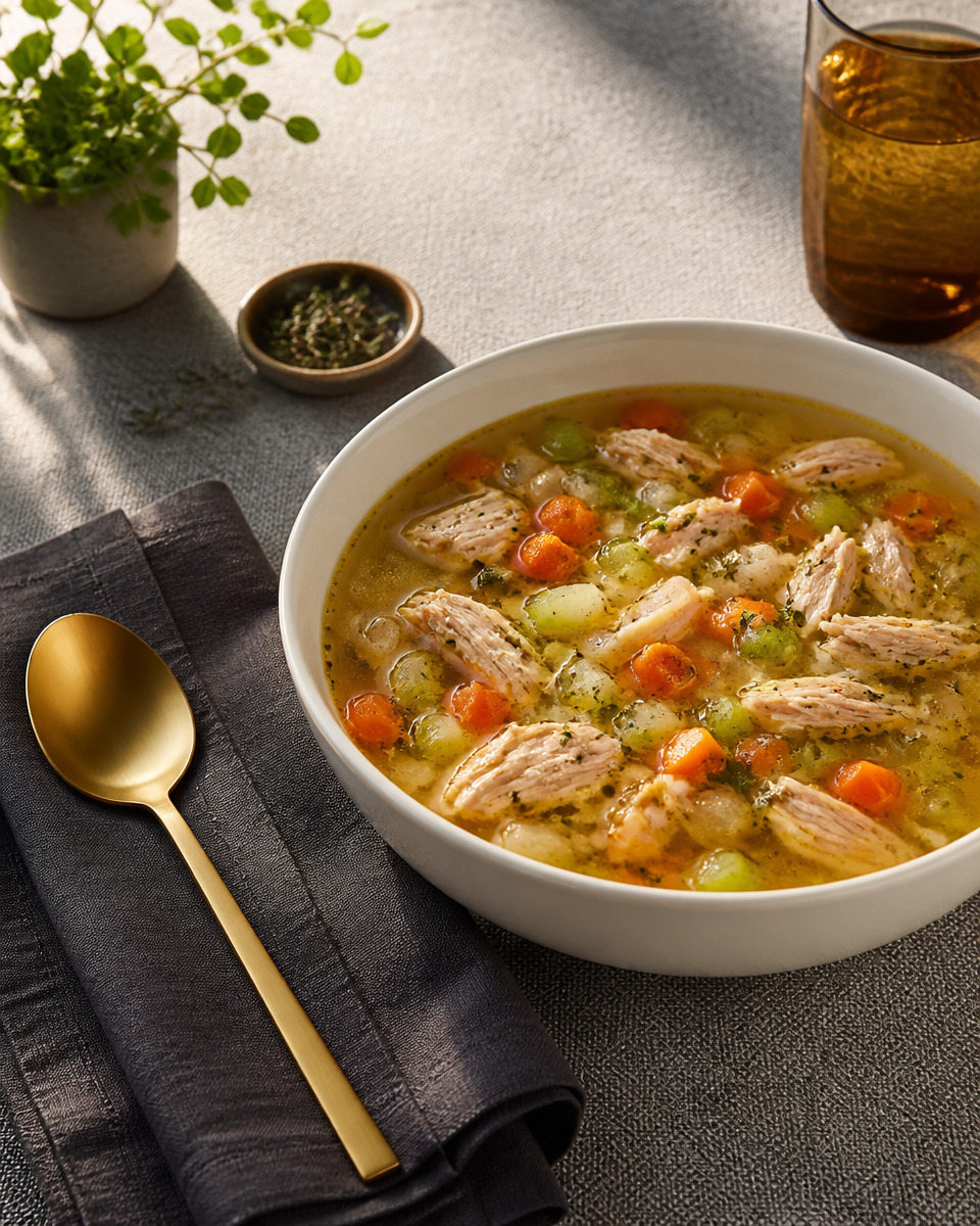Leftover Turkey Soup Recipe