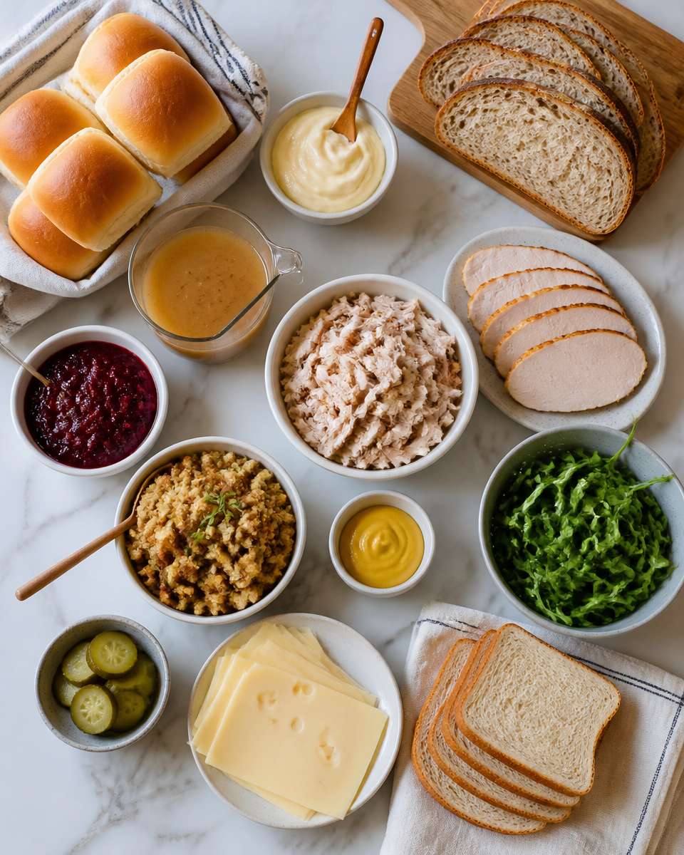 Black Friday Leftover Turkey Sandwich