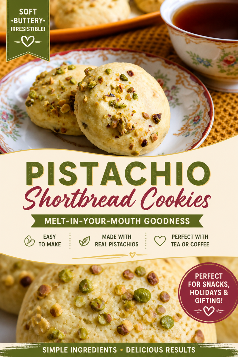 Pistachio Ricotta Biscotti