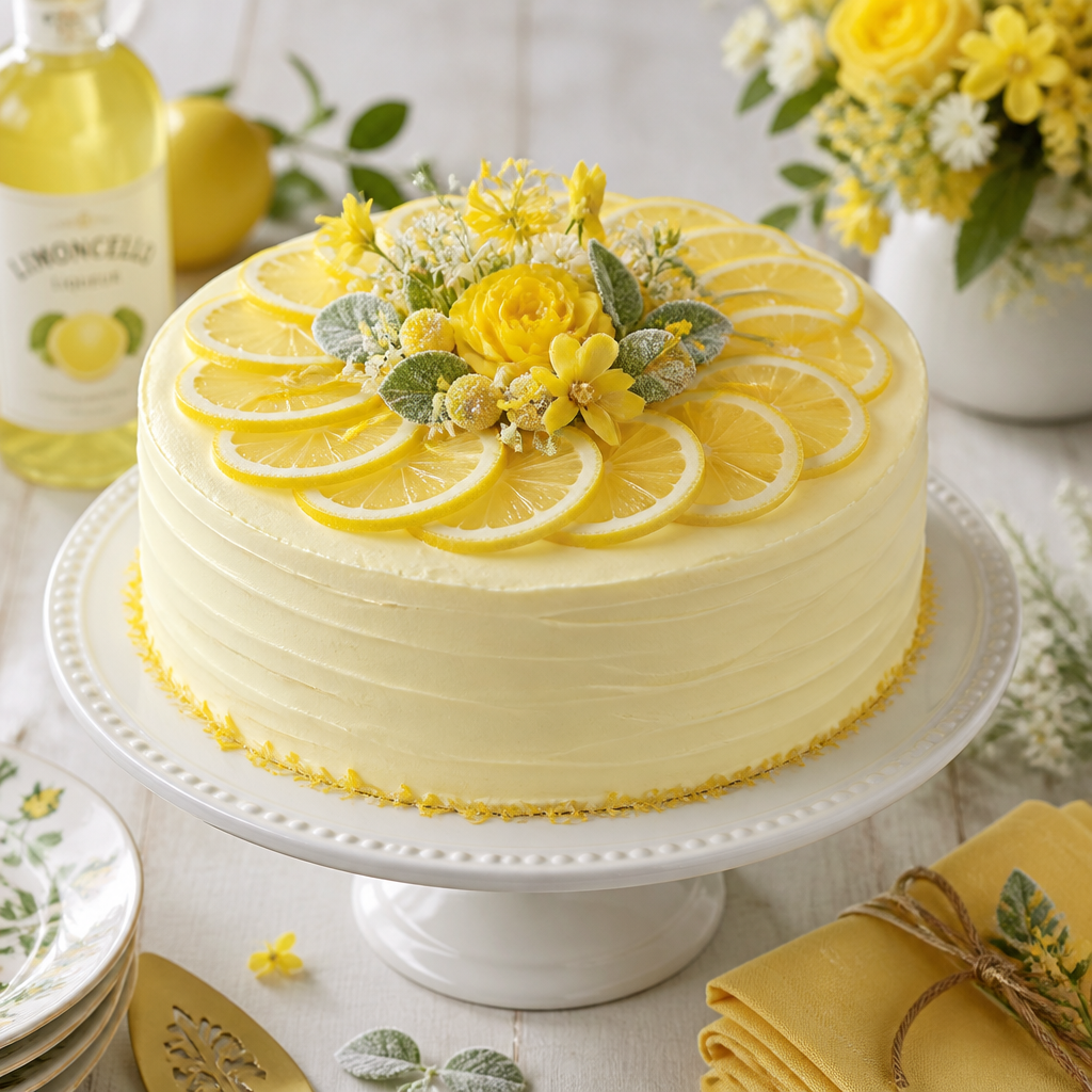 Delightful Limoncello Mascarpone Ricotta Cake to Savor
