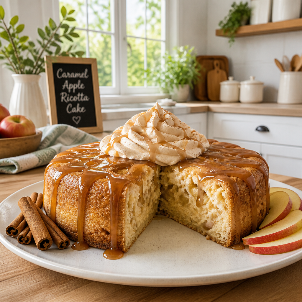 Irresistible Caramel Apple Ricotta Cake to Satisfy Your Cravings 6 Caramel Apple Ricotta Cake