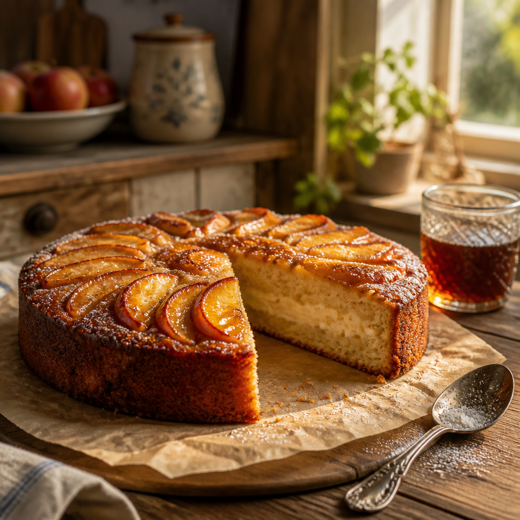 Deliciously Moist Maple Apple Ricotta Cake - A Cozy Treat