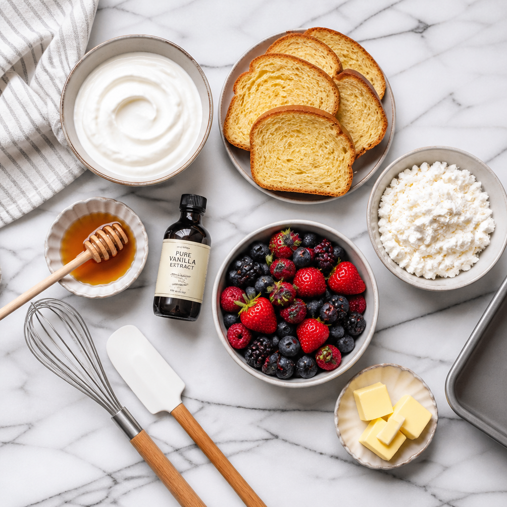 Mixed Berry Ricotta Coffee Cake