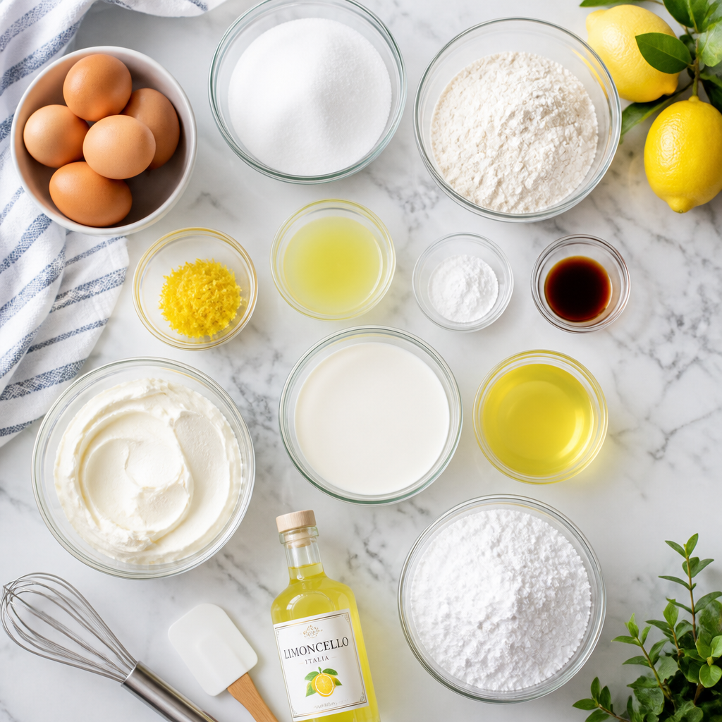 Limoncello Mascarpone Roll Cake - A Zesty Sweet Delight 7 Limoncello Mascarpone Roll Cake