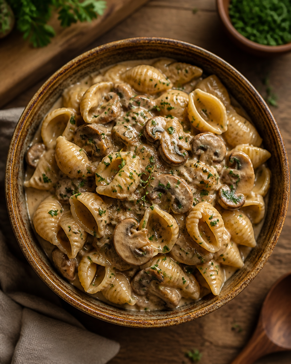 Easy Mushroom Stroganoff — Creamy Comfort Dinner