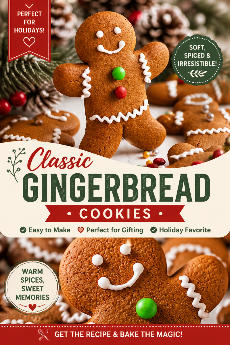 Christmas Gingerbread Cookie Recipe