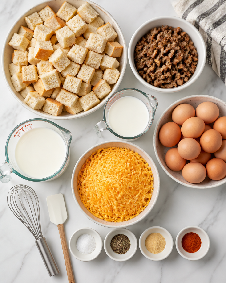 Christmas Morning Breakfast Casserole (Make Ahead)