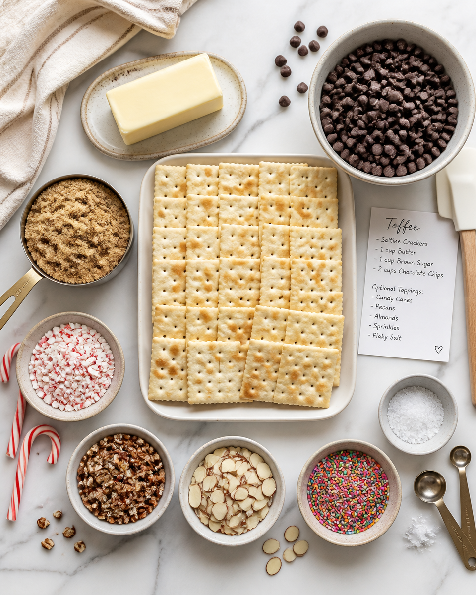 Christmas Crack Toffee Recipe (Saltine)