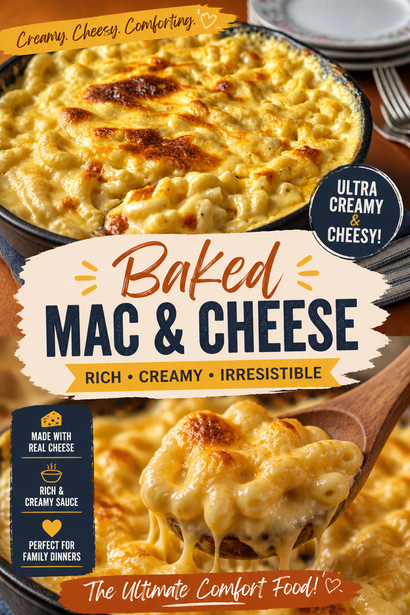 Easy Thanksgiving Mac and Cheese — Creamy Baked