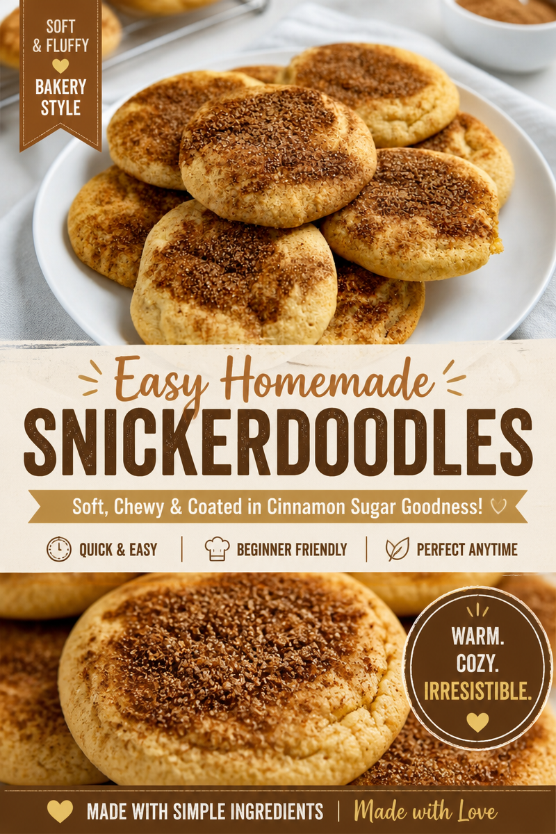 Easy Christmas Snickerdoodle Recipe — Soft Cinnamon