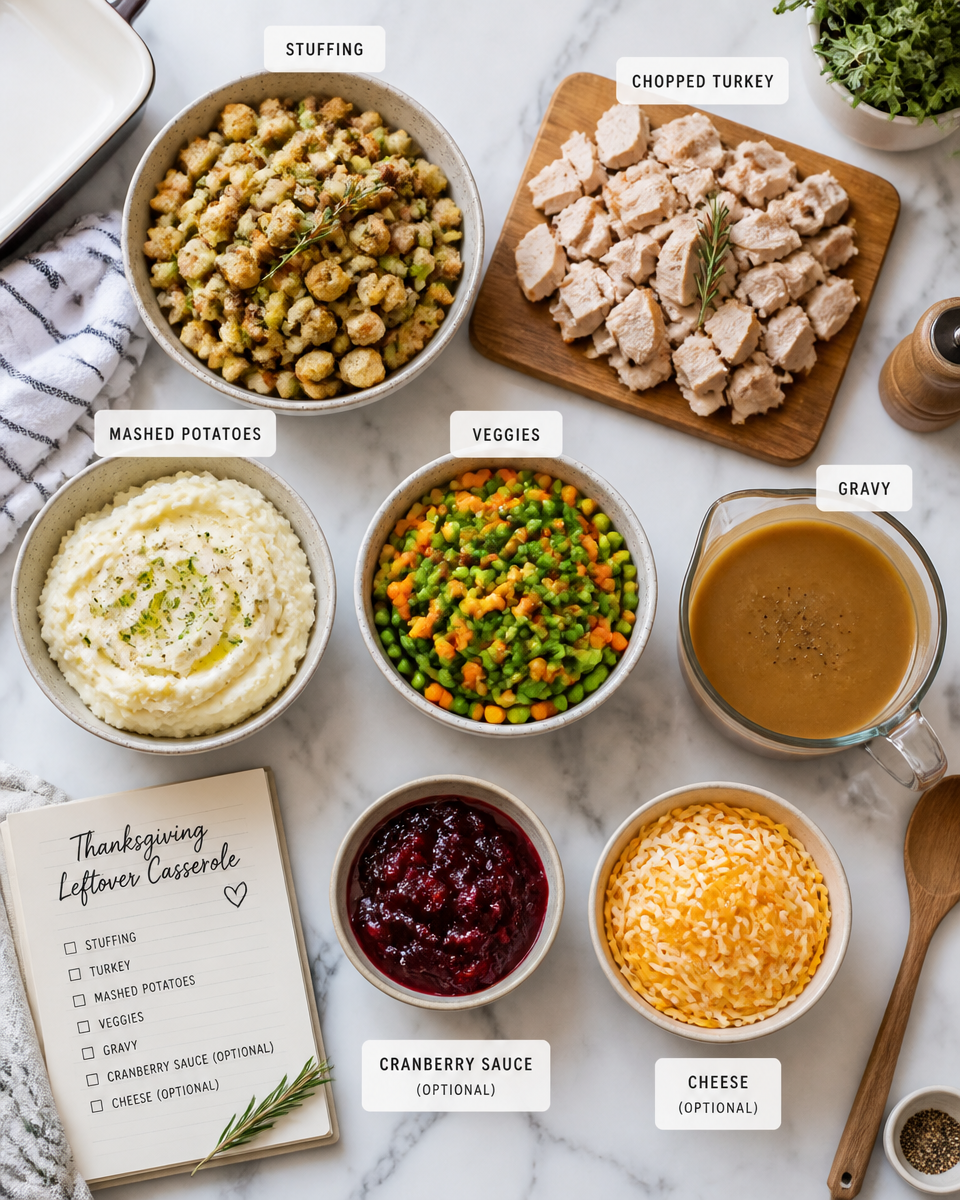 Easy Thanksgiving Leftover Casserole — Next Day